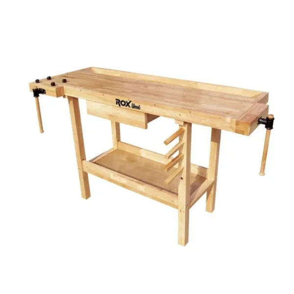 Rox Wood 0110 Iki Mengeneli Hobi Ahşap Oyma Marangoz Çalışma Tezgahı 150 cm - Rox Wood 0110 İki Mengeneli Hobi Ahşap Oyma Marangoz Çalışma Tezgahı 150 cm