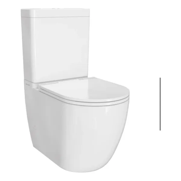 S55 Duvara Sıfır Kanalsız Klozet+Rezervuar+İç Takım+Klozet Kapağı Set