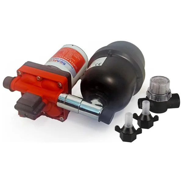 Seaflo 12 Volt 2 Lt Tanklı Otomatik Hidrofor, 11.3lt 3.7bar Tekne, Karavan Hidroforu - - - 3030 Turuncu