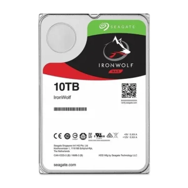 Seagate IronWolf ST10000VN000 SATA 3.0 7200 RPM 3.5" 10 TB Harddisk