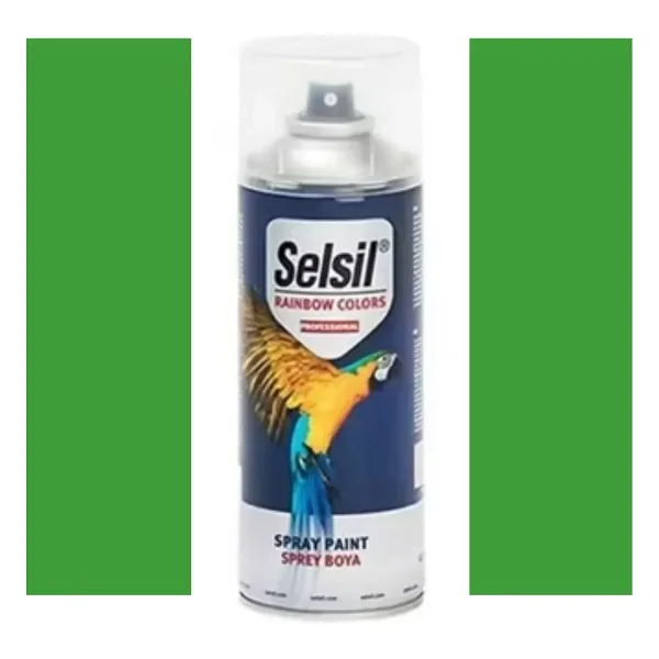 Selsil Açık Yeşil Sprey Boya Ral6018 400ml