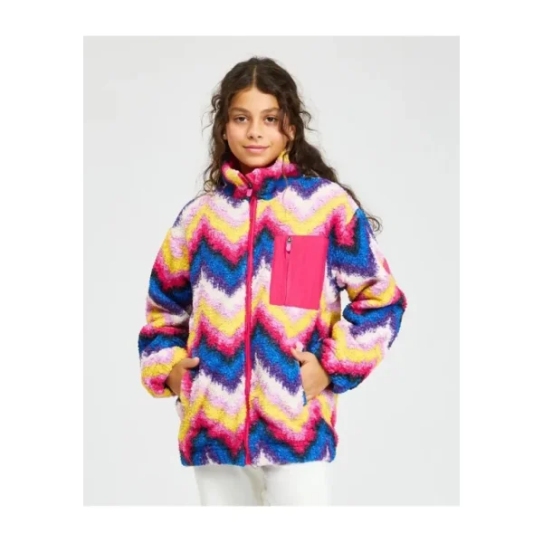 Skechers Outdoor Fleece Full Zip Sherpa SK242139 Çocuk Polar Mont