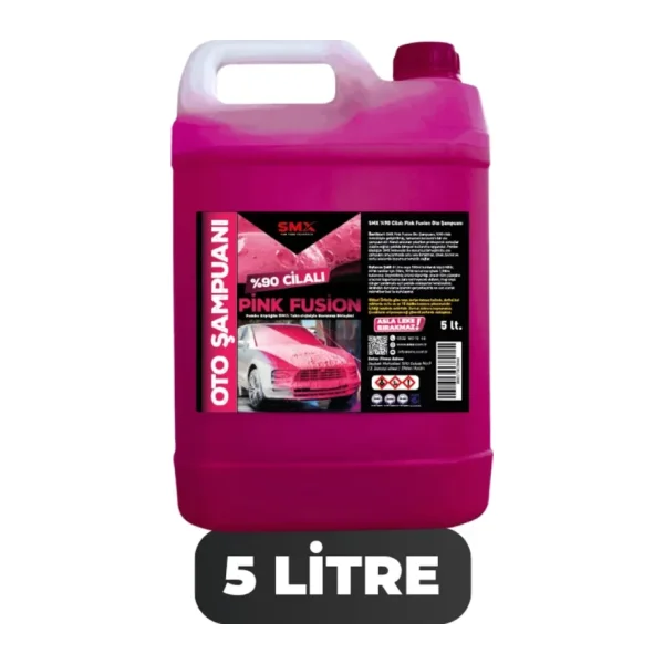Smx Pink Fusion Cilalı Oto Şampuan 5000 ml