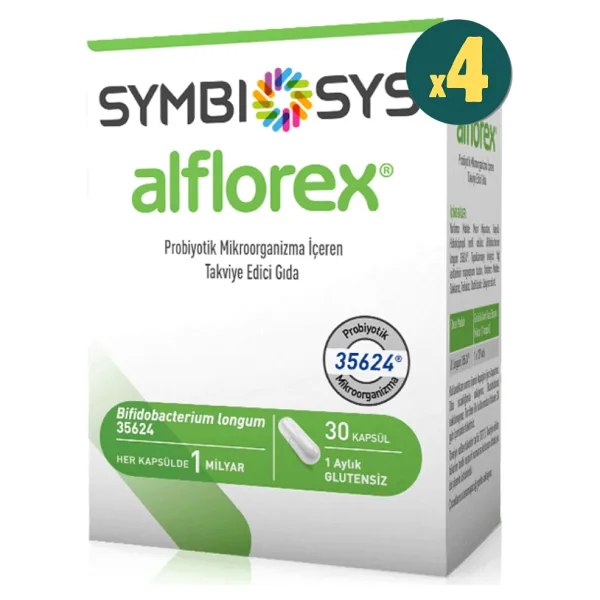 Symbiosys Alflorex 30 Kapsül 4'lü