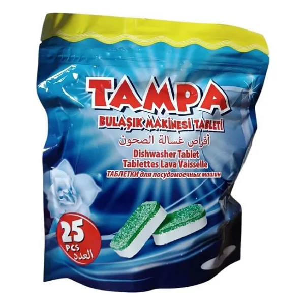 Tampa Bulaşık Makine Tablet. 1 Paket. (25 Yıkama)