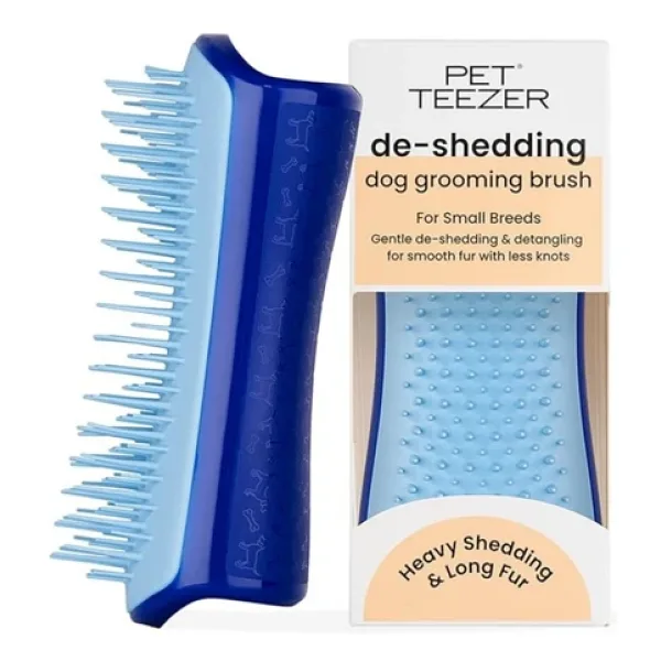 Tangle Teezer Pet Teezer Deshedding Grooming Brush Small Blue Köpek Bakım Fırçası
