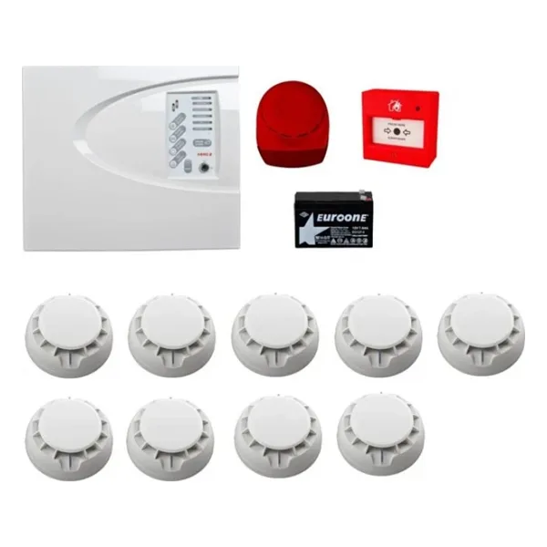Teletek Yangın Alarm Sistemi Seti 9 Lu