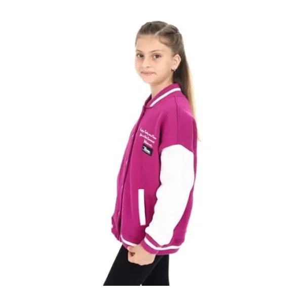 Toontoy Kız Çocuk Kolej Hırka Mürdüm 12-13 YAŞ