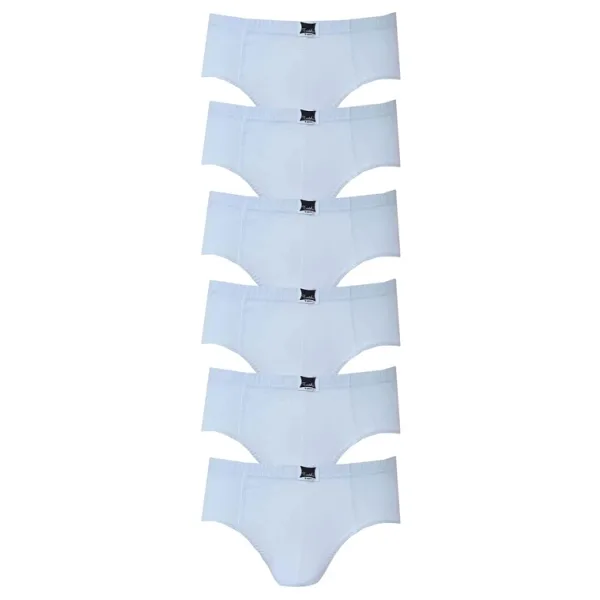 Tutku Erkek Çocuk Beyaz Pamuklu Slip Külot 6 Lı Paket