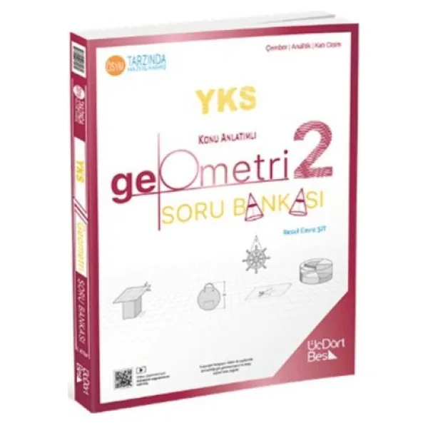 ÜçDörtBeş Yayınları TYT-AYT Geometri Soru Bankası 2025
