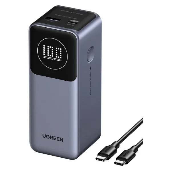 Ugreen Nexode Pro 35526B 12000 mAh Hızlı Şarj Powerbank