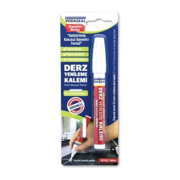 Vodaseal Derz yenileme Kalemi Beyaz