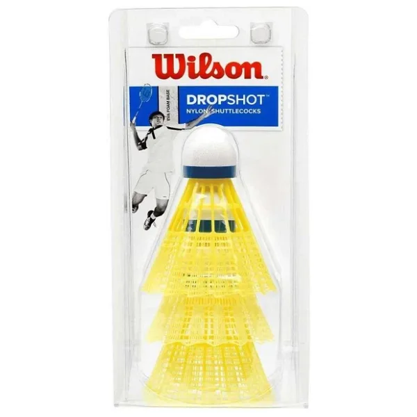 Wilson Dropshot 3 CLAMSHEL YE Sarı Badminton Topu WRT6048YE