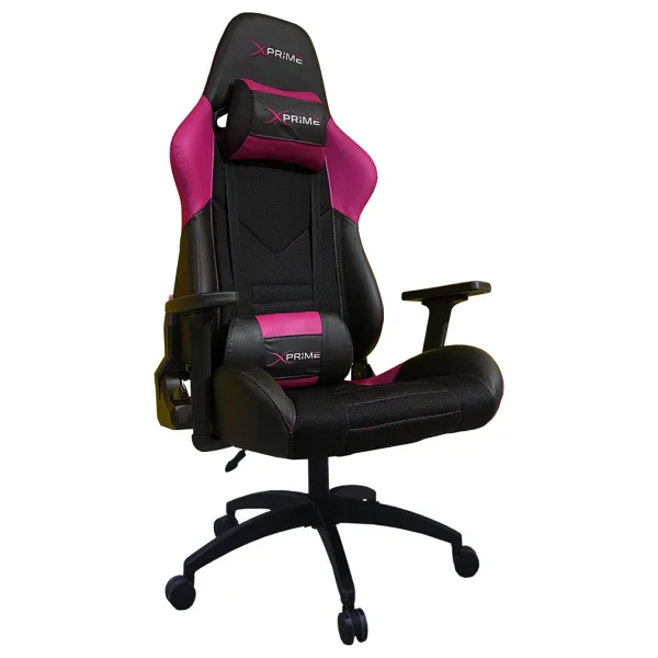 XPrime King Fabric Pembe Oyuncu Koltuğu