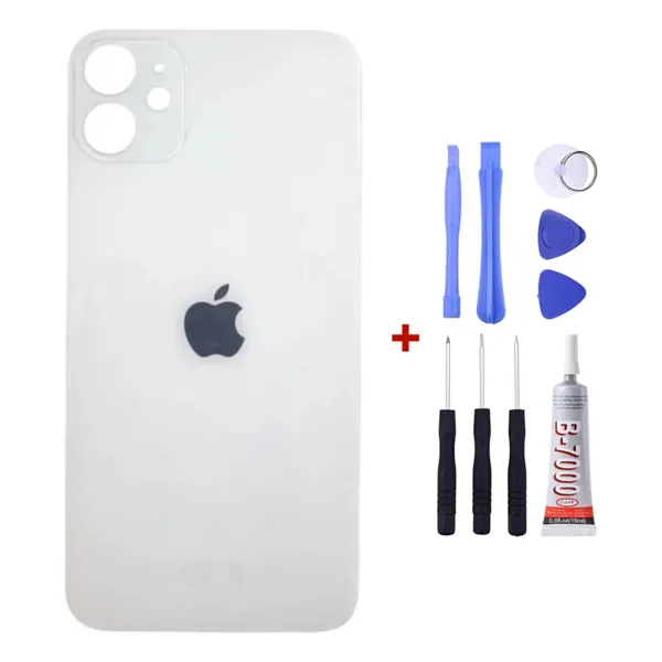 Yedcom Iphone 11 Beyaz Arka Cam Kapak Arka Pil Kapağı