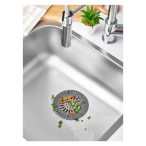 Yuvarlak Silikon Lavabo ve Küvet Süzgeci, Lavabo Tıkacı