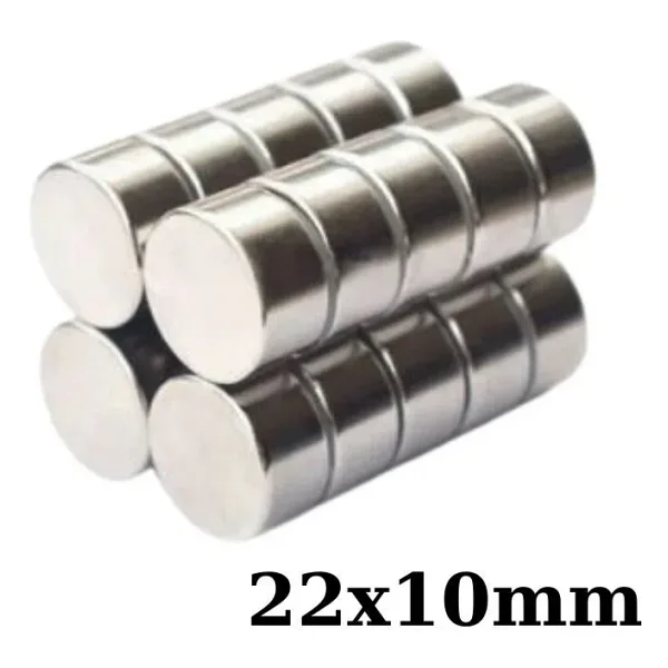 22x10mm Neodyum Güçlü Mıknatıs - Neodim Magnet