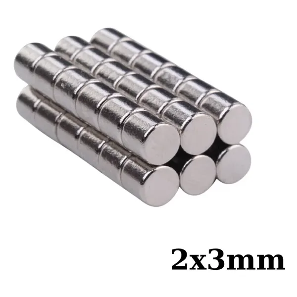 2x3mm Neodyum Güçlü Mıknatıs - Neodim Magnet