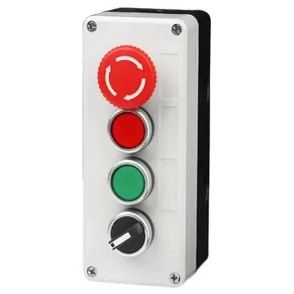 Acil Stop - Mandal Switch ve İkili Push Buton Kutusu