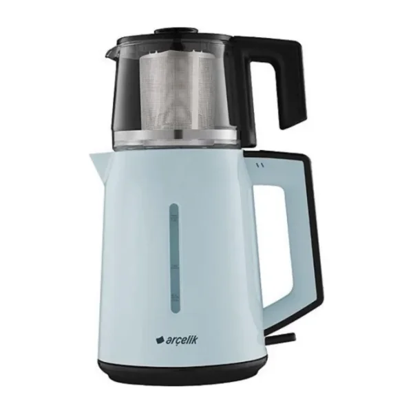 Arçelik CM 3940 M Mavi 1800 W Cam Demlikli Çay Makinesi