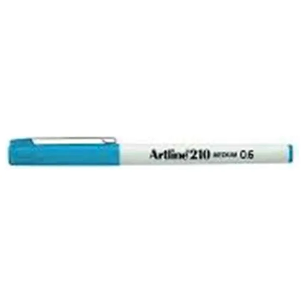 Artline 210 Fineliner Açık Mavi 0.6 mm Orta Uçlu Keçeli Kalem