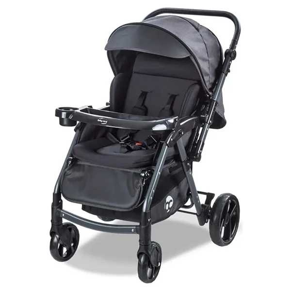 Baby Care BC-500 Combo Maxi Pro Gold-Siyah Çift Yönlü Bebek Arabası