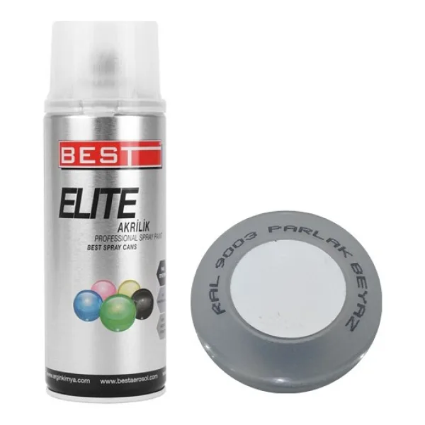 Best Elite Sprey Boya Ral 9003 Beyaz 400ML