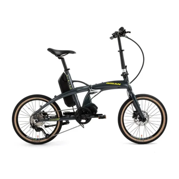 Bisan E-Folding Strike 250 W Gri Katlanabilir Elektrikli Bisiklet