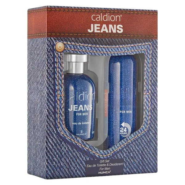Caldion Jeans Men EDT 100 ml + Deodorant Sprey 150 ml Erkek Parfüm Seti