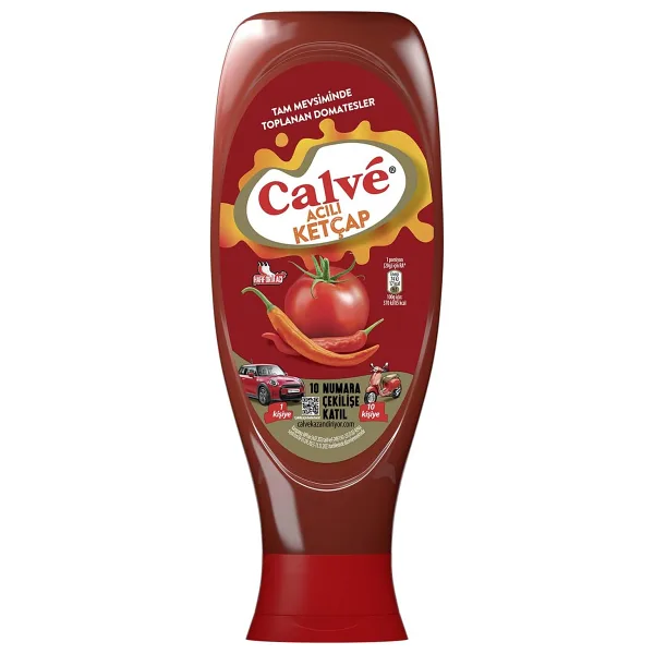 Calve Acılı Ketçap 610 gr