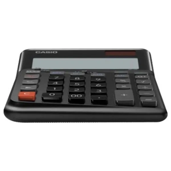 Casio DE-12E-BK Siyah 12 Haneli Masaüstü Hesap Makinesi