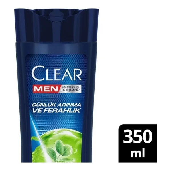Clear Men Günlük Arınma ve Ferahlık 350 ml Kepek Şampuanı
