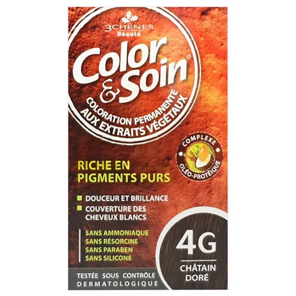 Color Soin Organik 4G Golden Chestnut Saç Boyası
