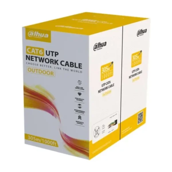 Dahua Cat6 Utp Outdoor Data Kablo Saf Bakir 305M