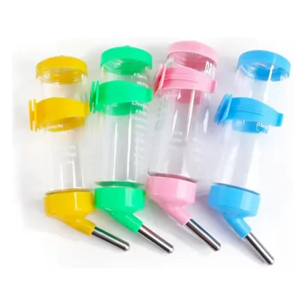 Damlatmayan Hamster ve Tavşan Suluğu 125 ml (Sarı)