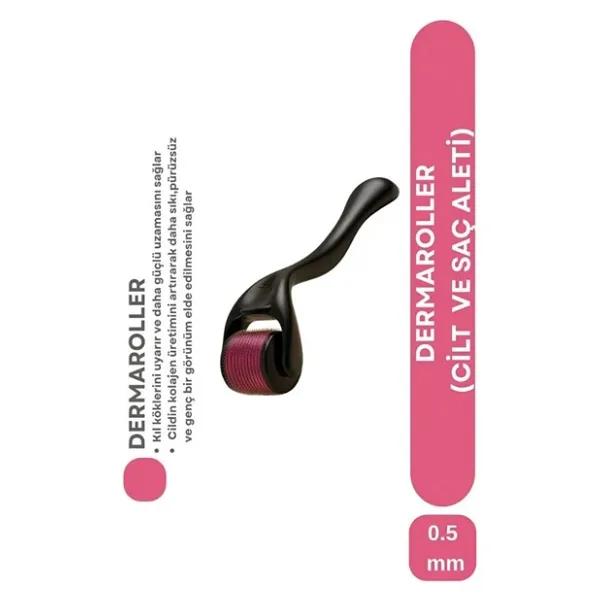 Derma Roller System 540 Titanyum İğneli 0.5 Mm