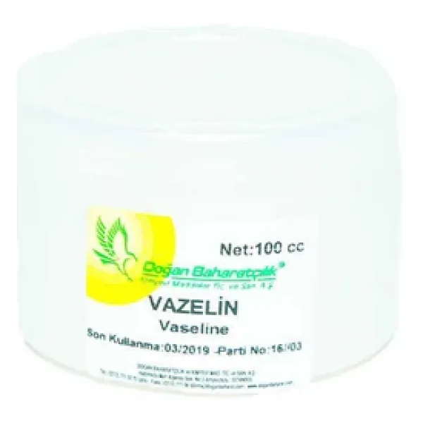 Doğan Baharatçılık Saf Vazelin Beyaz 100ML Kokusuz Doğal Katkısız