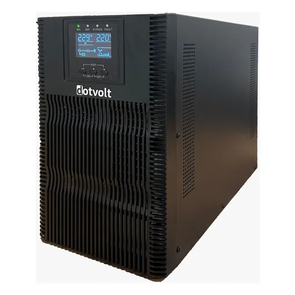 DOTVOLT MN PLUS 6KVA (DAHİLİ MANUEL BY-PASS) 16x12V/9AH 1F/1F ONLİNE UPS