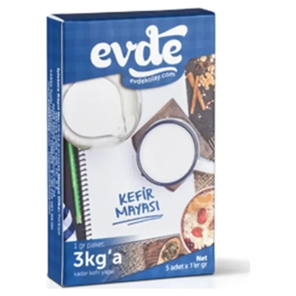 Evde Kefir Mayası Paket 5x 1 Gr
