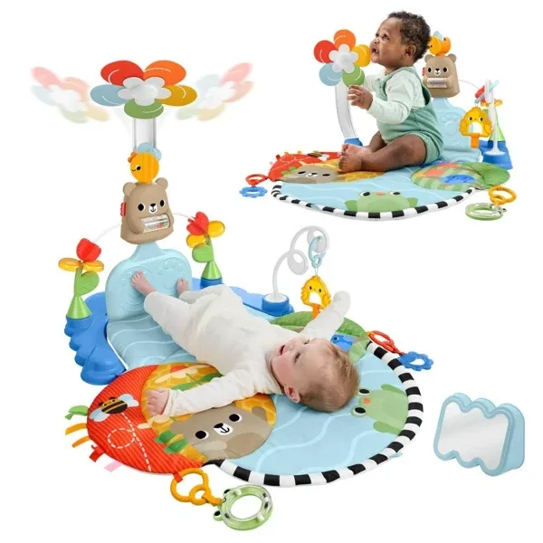 Fisher Price 3'ü 1 Arada Duyusal Gelişim Jimnastik Merkezi HYR60