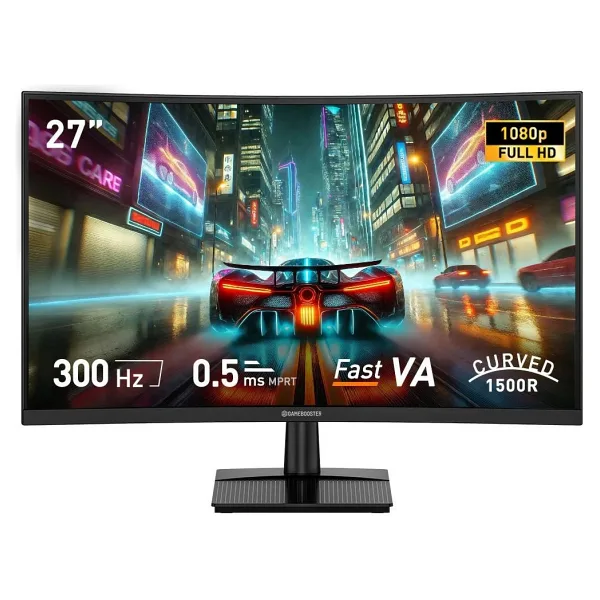 GameBooster GB-27C300FF 27" 0.5 ms Full HD Curved 300 Hz Oyuncu Monitörü