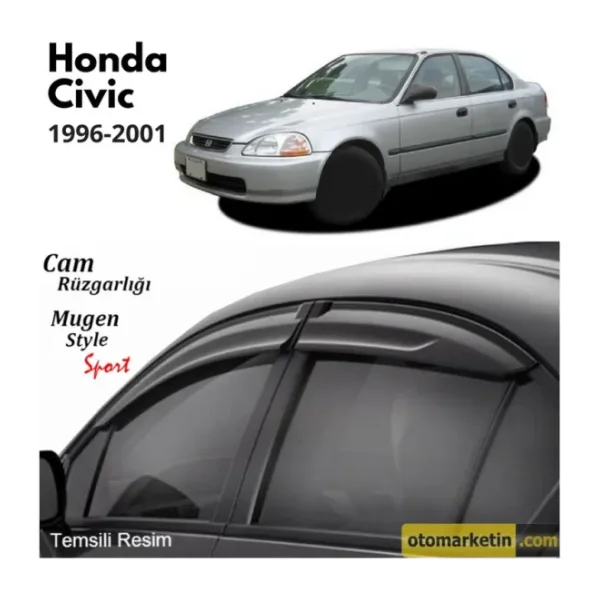Honda Civic Mugen Cam Rüzgarlığı 1996-2001