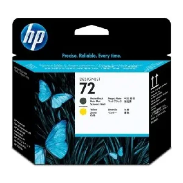 HP 72 C9384AE Siyah ve Sarı Baskı Kafası