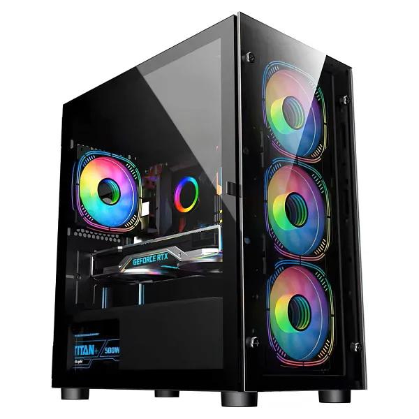 IZOLY D3 Lıch Kıng 4X120MM ARG FAN Gaming Kasa 500W PSU