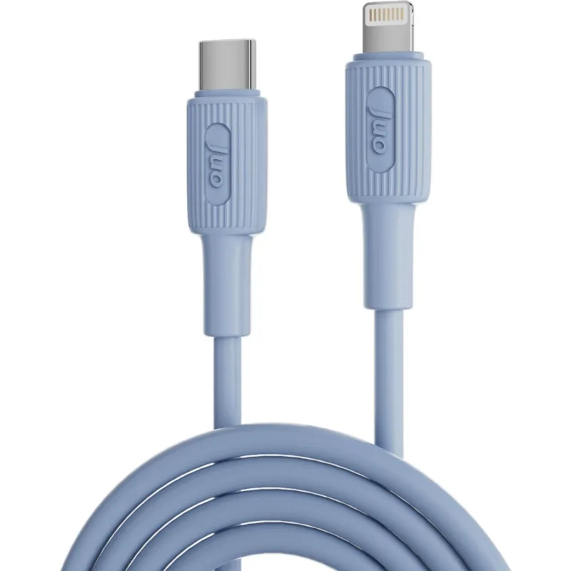 Juo JCBS271-L 1 m Mavi Type-C to Lightning Hızlı Şarj Kablosu