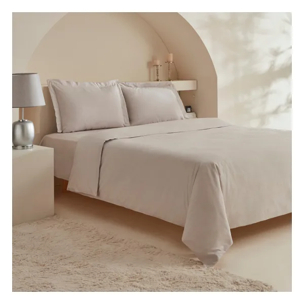 Karaca Home White Collection Ina Percale Çift Kişilik Nevresim Takımı