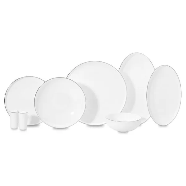 Korkmaz Diana Collection A8172 Platin 60 Parça 12 Kişilik Yemek Takımı