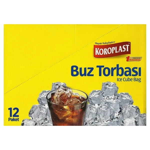Koroplast Buz Torbası 12 li Paket 2.352 Küp