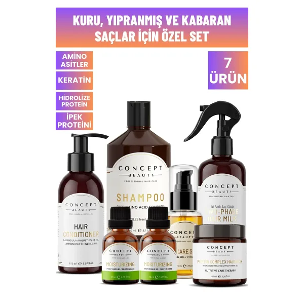 Kuru Ve Kabaran Saçlar İçin Özel Set