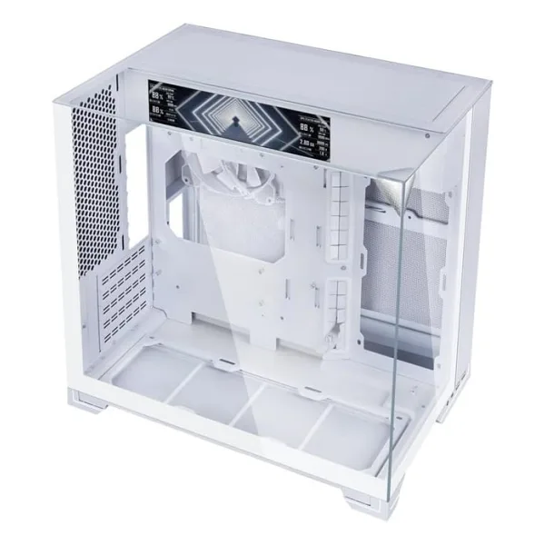 Lian Li O11 Vision-M Digital Fanlı G99.O11VMDW.00 Beyaz Micro ATX Oyuncu Kasası
